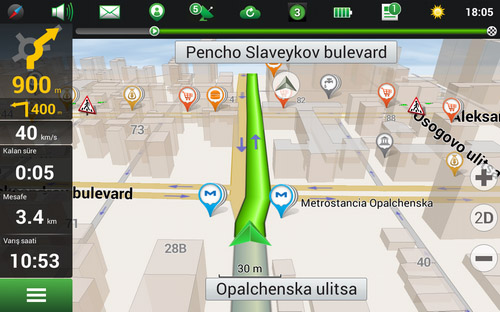 Navitel Navigator. Bulgaristan