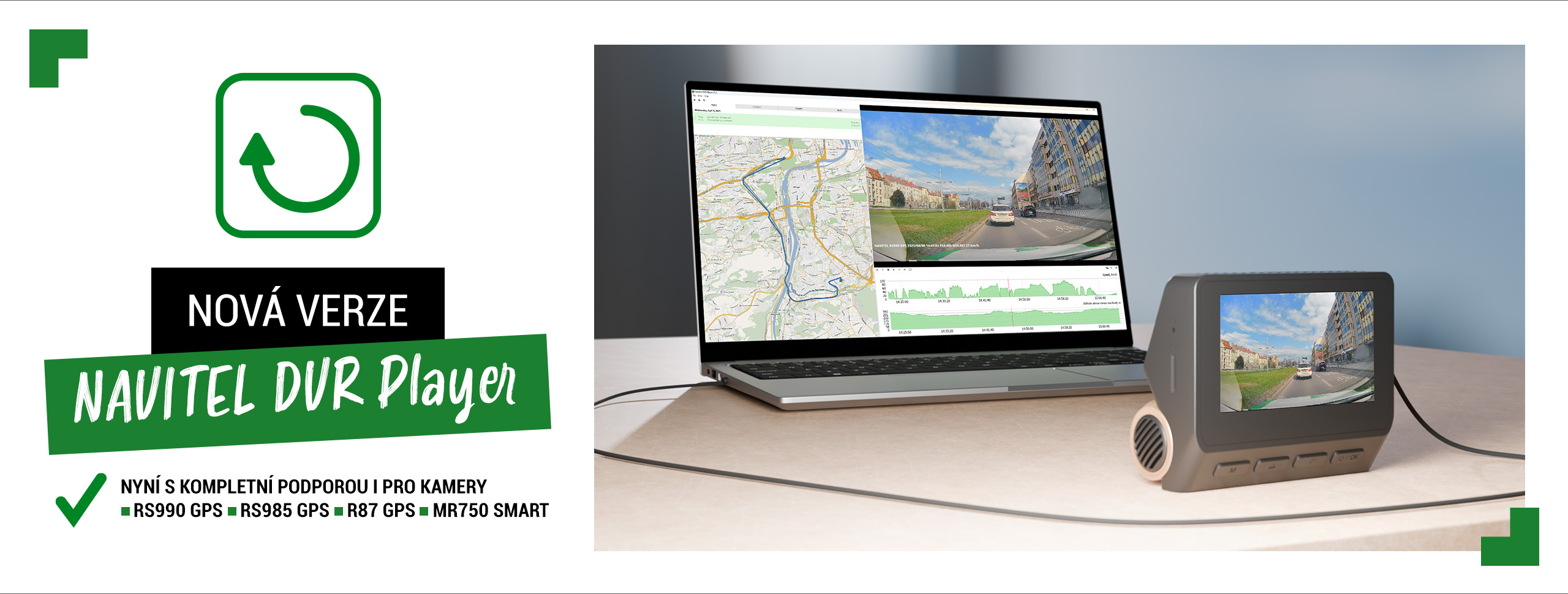 Aktualizace NAVITEL DVR Player obsahuje podporu pro nová zařízení Aktualizace NAVITEL DVR Player obsahuje podporu pro nová zařízení
