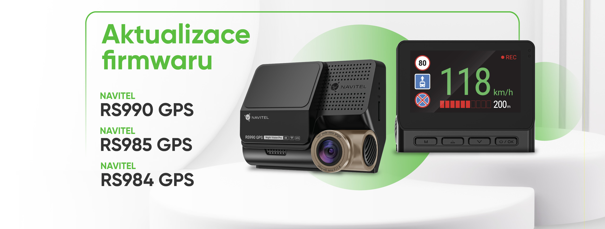 Nová aktualizace firmwaru pro kamery NAVITEL RS984 GPS, RS985 GPS a RS990 GPS Nová aktualizace firmwaru pro kamery NAVITEL RS984 GPS, RS985 GPS a RS990 GPS