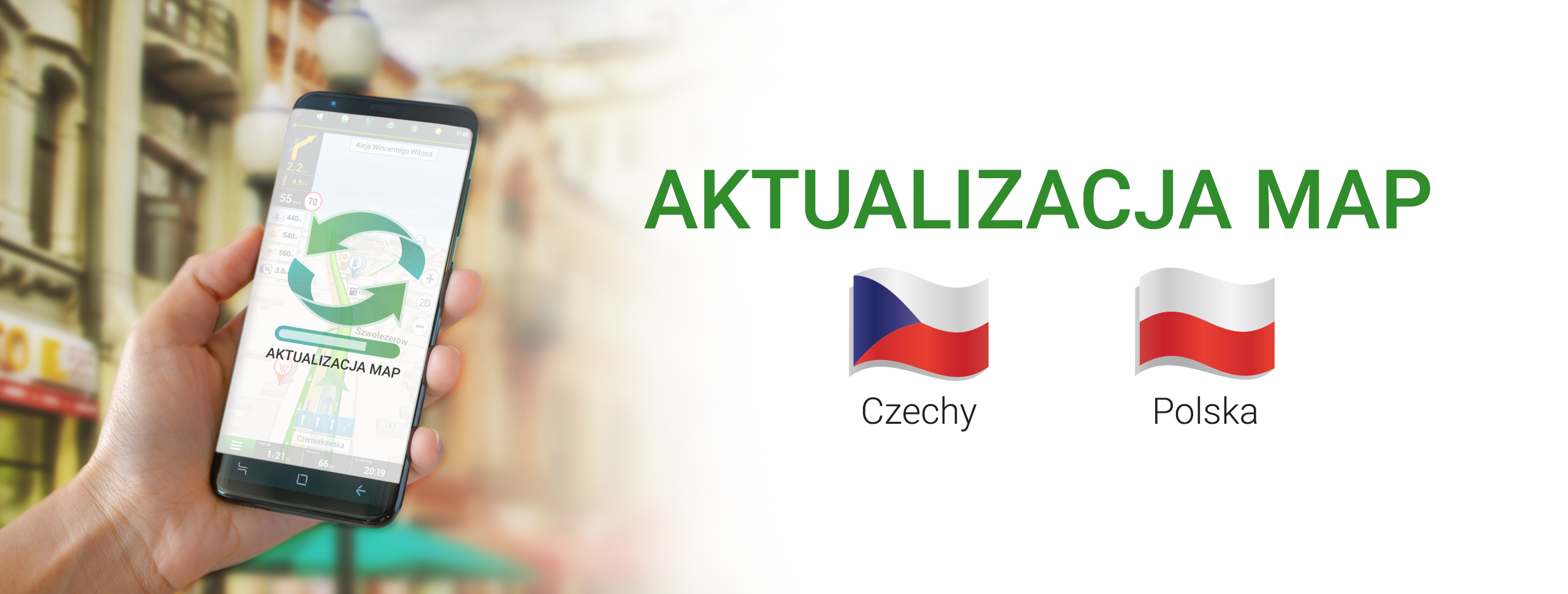 NAVITEL® wydaje aktualizację map Czech i Polski