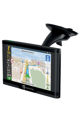 Сучасний автомобільний GPS навігатор з революційним магнітним кріпленням
