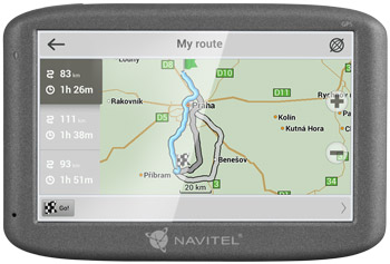 Three alternative routes Three alternative routes