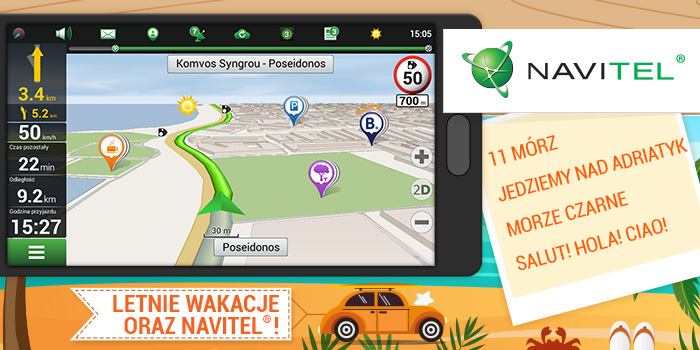 Special NAVITEL® map packages for your summer vacation