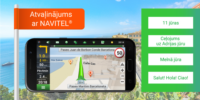 Special NAVITEL® map packages for your summer vacation