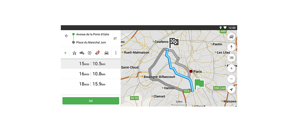 Navitel Navigator. Géorgie