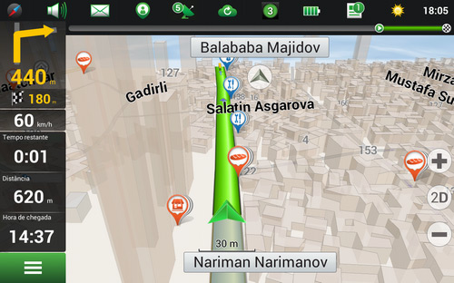 Navitel Navigator. Azerbaijão