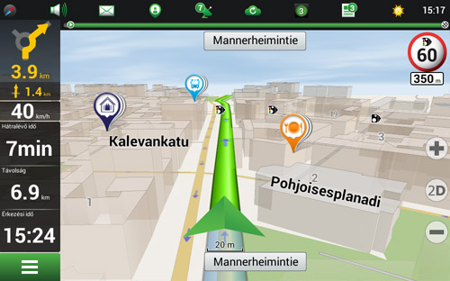 Navitel Navigator. Skandinávia