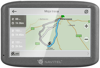 Trzy alternatywne trasy Trzy alternatywne trasy